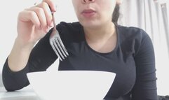 I eat poppy seed pasta because I like it.