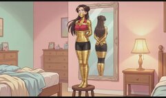 Bondage Confessions #776: Golden Trophy Trapped