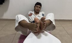 LATINA KARATEKA DILDO SELF DEFENSE