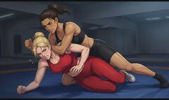 Female Wrestling Confessions #322: Sweaty Confessions of a Mat Domination Duel