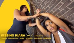 Vicky in the Dungeon: The Friend's First Time Under Kiara's Dominance and Kisses (720 EN SUB) - Female Domination - BDSM - Kissing - Girl-Girl - Bondage