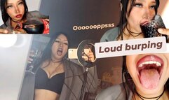 10 minutes of loud burping