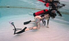 Aquaphilias- Ellie X Raven- Finds Double Hose SCUBA Orgasms Underwater