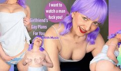 Girlfriend’s Gay Plans For You with Music - She wants to watch you get fucked by a man! - Make Me Bi, Bisexual Encouragement, Bi-Sexual, Female Domination, Femdom POV with Mistress Mystique Hoops - WMV