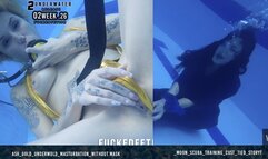 02 WEEK COMPILATION underwater Moonblack tied up Ashlee Rose no dive mask
