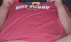 Bottomless Gamer Girl Legs Spread Playing Nintendo Switch