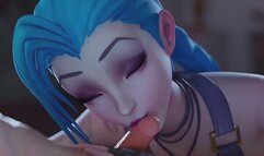 Hot blowjob for Jinx