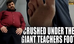 Tiny Crushed Under The Teachers Foot - Full HD 1080p - KingMarti - MOV
