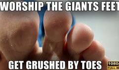 Worship The Giants Feet | Get Crushed By Toes - Full HD 1080p - KingMarti