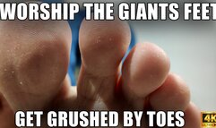 Worship The Giants Feet | Get Crushed By Toes - 2160p - KingMarti