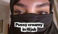 Masturbation and pussy creamy with my Hijab