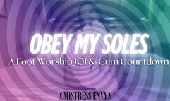 Obey My Soles: A Foot Worship JOI & Cum Countdown - Hosted by ObeyEnvyNow | Female Domination, FemDom, Asian, Sensual Domination, JOI, Feet, Soles, Cum Countdown