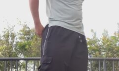 A risky outdoor demonstration of my diaper