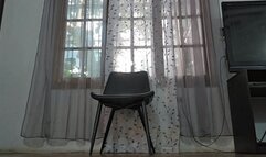 Balbina Big Legs Big Feet and Big butt Goddess in Jeans shorts and Gladiator high heels