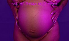 Fuck my preggo belly button - Milky