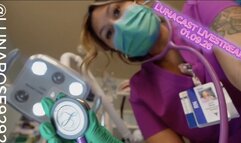 2 5 hour live was a blast! Played damsel, got a new BIG dildo and attempted to put it in haha, role played nurse, prostate exam, restraints, cuffs, straight jacket and so much more!!!