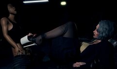 Shoejob Into Open-Toe Footjob – Desperate Control