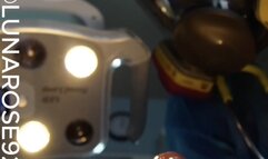 POV Nurse Luna walks in and you are no feeling well and I am worried you are contagious so I decide to put on my respirator 3m Gas Mask, I perform a physical on you and decided I need to collect a sample, but you mention you are having troubles ejac