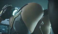 Thick Futa anal fucking