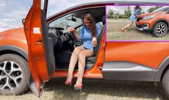 IRINA RIDES BACK FORWARD BRAKES STOPS_4K_26 MIN