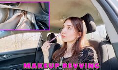 REGINA MAKE UP REVVING BLACK NYLON HIGH HEELS_4K (real video) FULL VIDEO 13 MIN