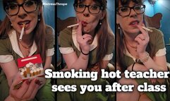 Smoking hot teacher sees you after class