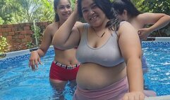 hair pulling in trio