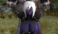 SFM Ebony ELF SITTING ON THE WRONG MUSHROOM Monster FUCK 3D Hentai Cartoon