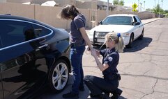 Sultry is Pulled Over And Arrested By Officer Lexi Mode