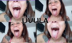 I'm going to show you the very back of my throat... do you dare to look without blinking?