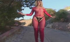 Lusty blonde with amazing body has rough fuck session two big cocks