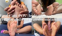 Foot Care POV: hydration, creams and real transformation