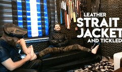 Leather Straitjacket and Tickled (1080p) Gay Bondage - Gay Domination - Foot Fetish - Tickling - Bondage