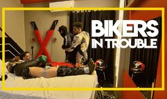 Bikers in trouble (1080p) Ticklish - Gay Bondage - Gay Domination - Biker Gear - Leather - Biker Suit - BDSM