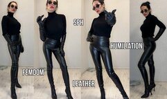 Leather Mistress Verbally Humiliates You & SPH