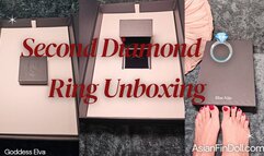 Second Diamond Ring Unboxing - 10 Diamond Toes – Drain Yourself for Goddess Elva’s Superior Asian Feet - Diamond Collection for My Divine Chinese Feet – Your Financial Ruin Begins - Your Paycheck ? Diamonds for My Asian Feet – Pathetic White Pay-Pig