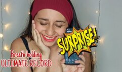 My utimate breath holding record and belly contractions