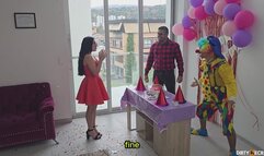 I FUCK BIRTHDAY GIRL AT HER STEPFATHERS HOUSE WHILE HE WORK