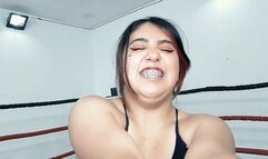 Brutal POV Wrestling with Elektra | Black Bikini Domination and Final KO