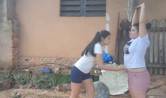 She's my personal human punching bag