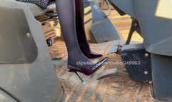 More REVVING FUN with the John Deere backhoe!