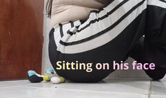 Crushing his face Little