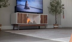 ASMR Sexy Feet In Clear Heels POV