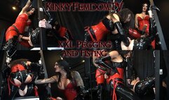 XXL Pegging and Fisting 1080p ft Latex Mistress Damazonia Goddess Tangent Slave Maz Morbid