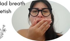 Dirty mouth full of rotten smell