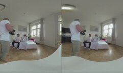 Genie Lady Dee Demands Double Blowjob In VR Video!