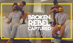 Broken Rebel captured Tonny Tape (1080p) Gay Bondage - Gay Domination - Tape Bondage - Soccer - BDSM