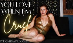 You Love When I'm Cruel JOI POV