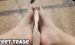 Sun-Kissed Feet Tease: Wiggling Toes Seduction & Toenail Polish Removal Close-Up