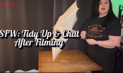 SFW: Tidy Up & Chat After Filming 4K